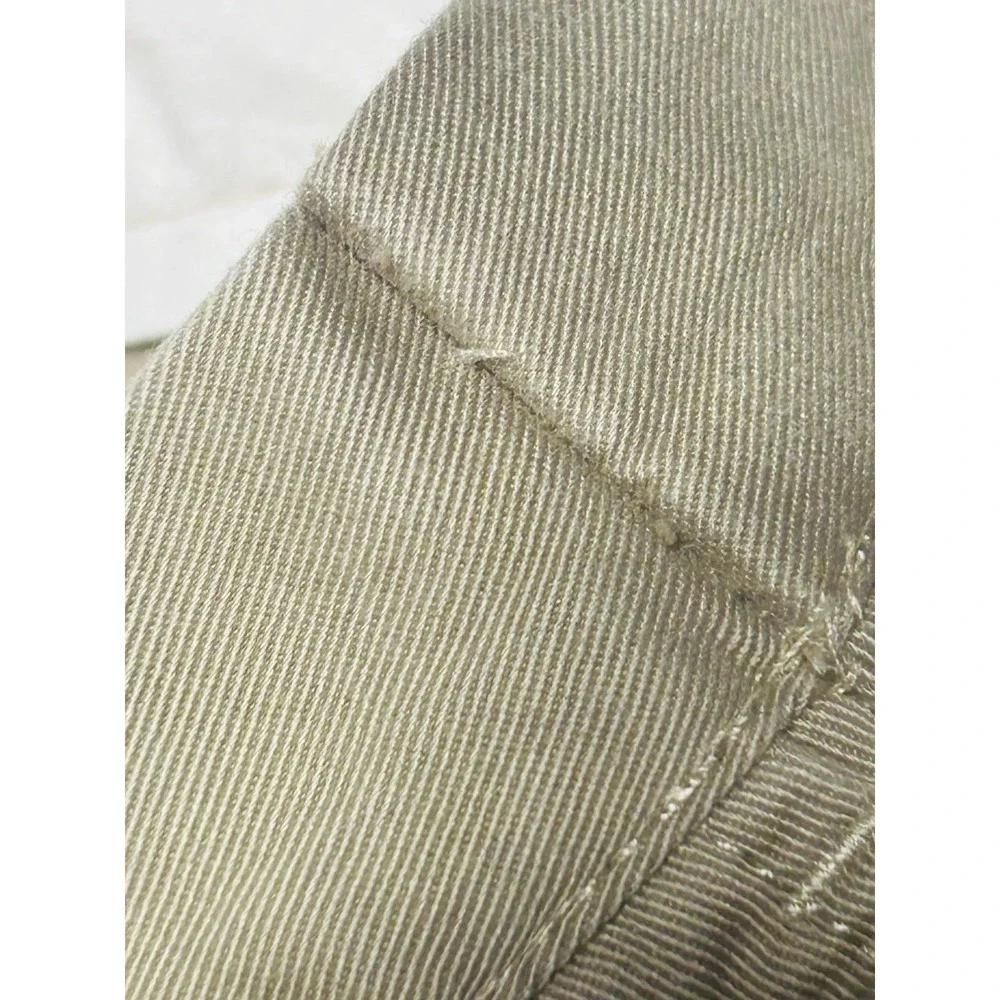 Polo Ralph Lauren Preston Pants Mens 34x29 Khaki 100% Cotton.   SEE PHOTOS